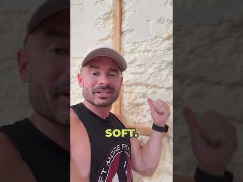 🔥Spray Foam vs Rockwool... Which is better? #sprayfoam #rockwool #insulation #diybarndominium #diy