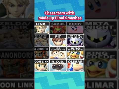 Final Smashes used to be Weird