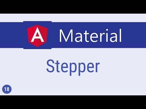 Angular Material Tutorial 18 Stepper