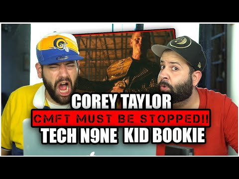 ROCK WITH US!! Corey Taylor - CMFT Must Be Stopped (feat. Tech N9ne & Kid Bookie) *REACTION!!