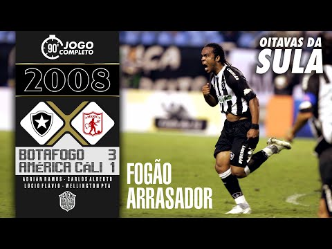 Botafogo 3x1 América-COL | Copa Sulamericana 2008 | Na base da raça, fogão elimina os colombianos🔥⚽