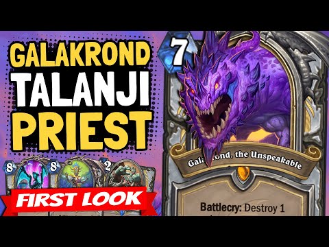 GALAKROND & TALANJI: DREAM TEAM! Never Run Out of Minions! | Descent of Dragons | Hearthstone