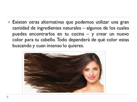 Dile adiós a los tintes químicos tiñe tu cabello de forma natural