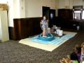 Courtney And Tommy At The Bubble Show For The Library