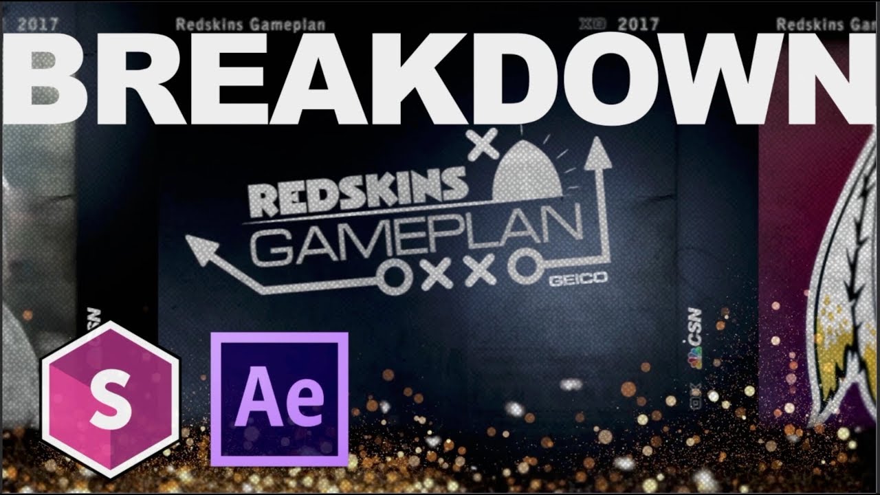 Breakdown of the Redskins GamePlan with Sapphire and After Effects
