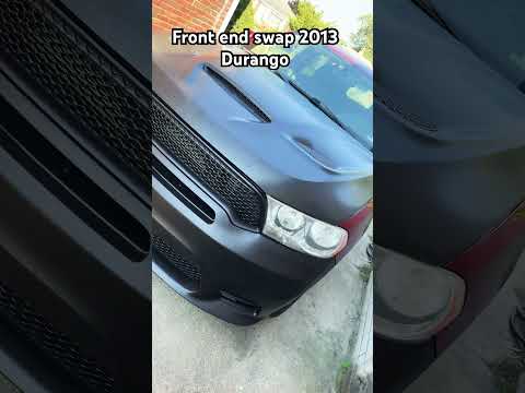 2013 Durango rt front end swap #durango #dodge #frontconversion #srt