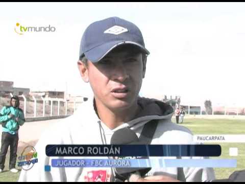 Copa Perú - FBC Aurora; Roldan y Choquecondo hablan del partido - Tvmundo Deportes 2014