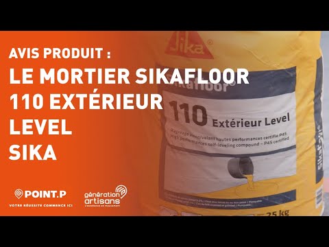 Mortier de ragréage de sol Sika Level-110 Extérieur sac de 25 kg