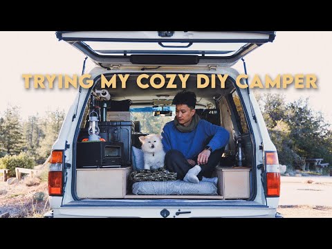 Glamping in my DIY SUV Camper