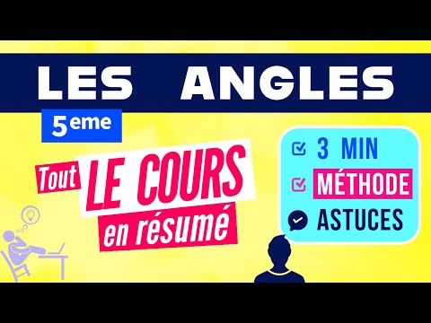 Angles 5ème cours et méthode