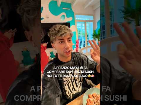 A VOI PIACE IM SUSHI?🍣😅MAYA MANGEREBBE SOLO QUELLO TUTTI I GIORNI🤭