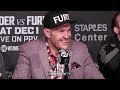 TYSON FURY'S FULL POST FIGHT PRESS CONFERENCE - WILDER VS FURY POST FIGHT