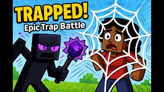Minecraft Family-Friendly Gameplay: Crazy Cobweb Trap Battle