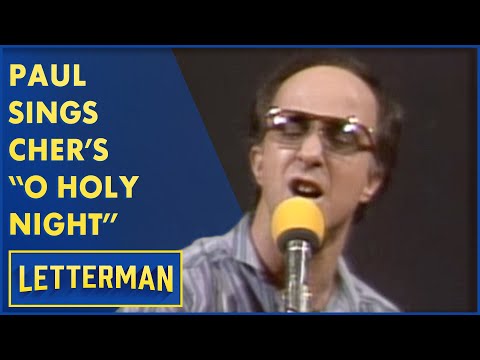 Paul Shaffer Does Cher's "O Holy Night" | Letterman