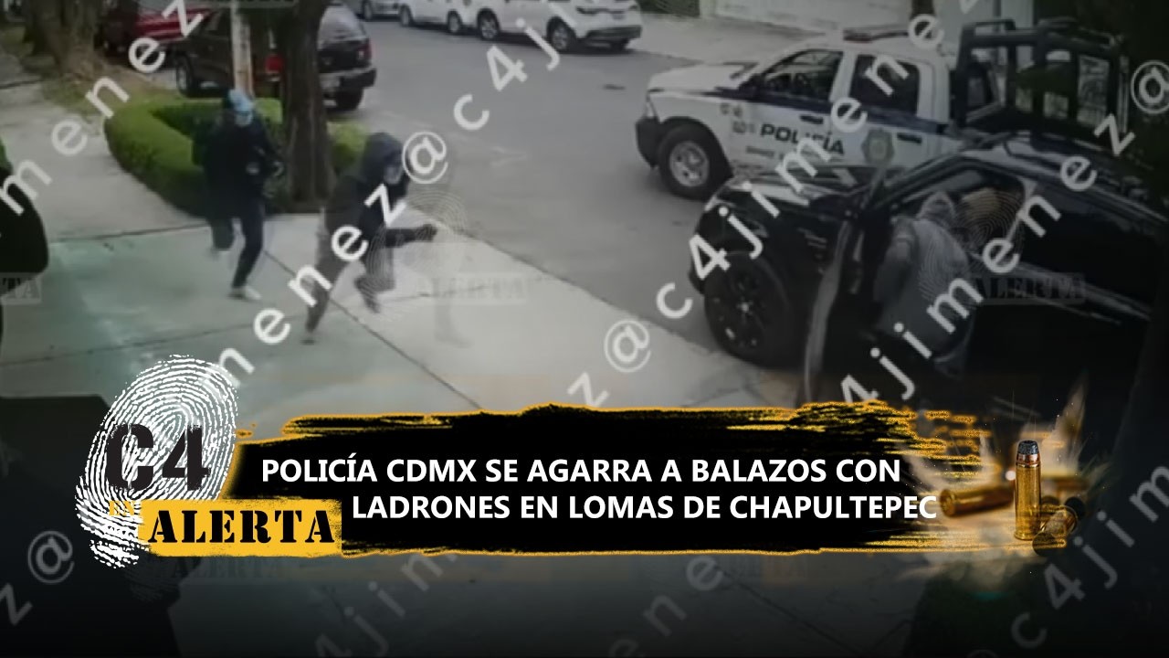 Revelan VIDEO de la muerte de 'El Fresa' tras intentar robar una casa y atacar a policías