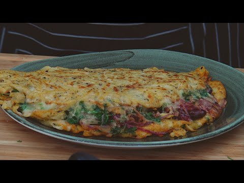 Placek ziemniaczany z mięsem i serem / Oddaszfartucha