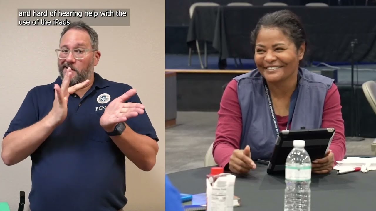 American Sign Language interpreters and VRI services are available on the ground.