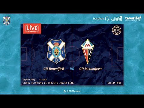 #CanteraCDT | CD Tenerife B - CD Mensajero (22/01, 11:00 horas) #TerceraDivisión