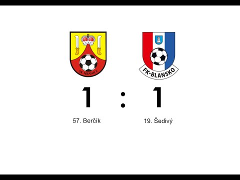 SESTŘIH | MSFL | 24. kolo | SK Hranice - FK Blansko | 1:1