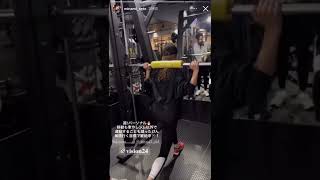 モデル 瀬戸南(@minami_seto) ジム トレーニング動画 #shorts