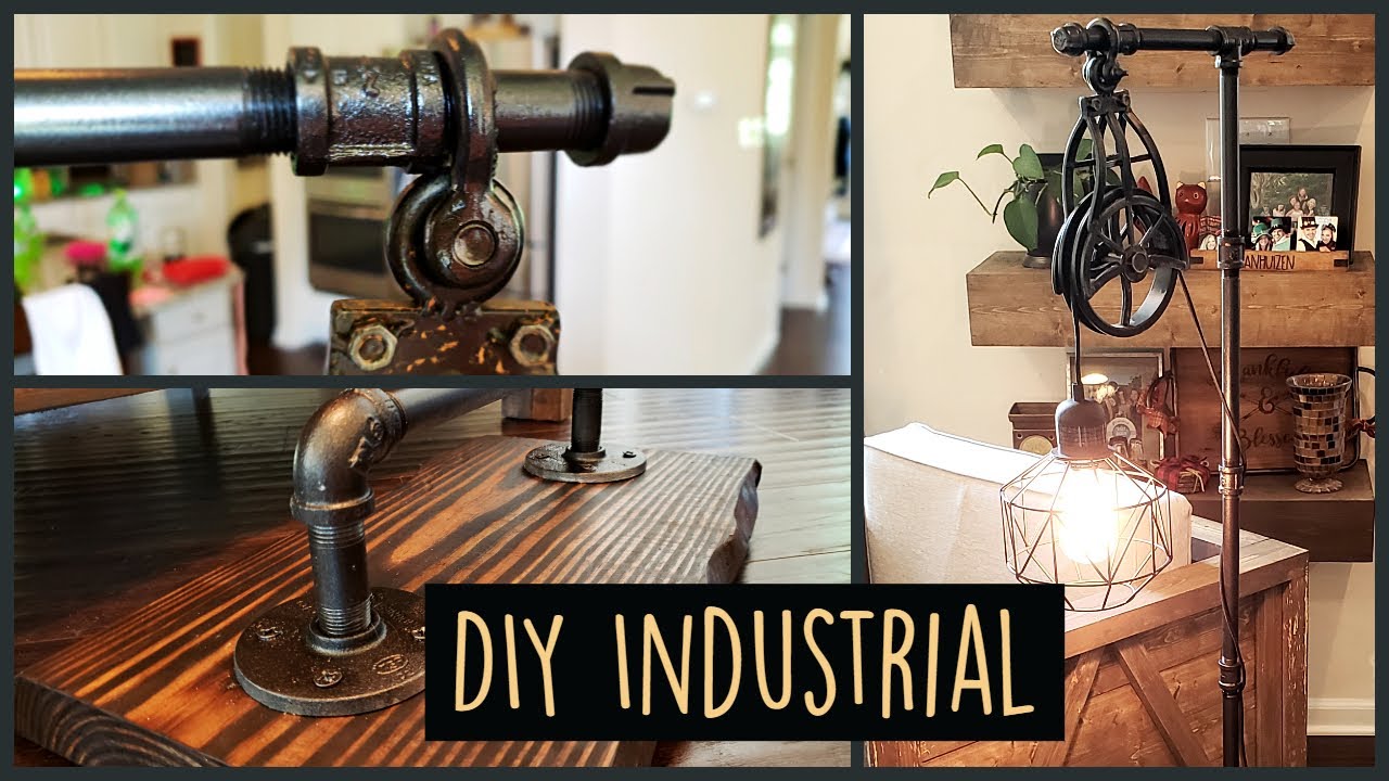 The Easiest DIY Industrial Steampunk Pipe Lamp