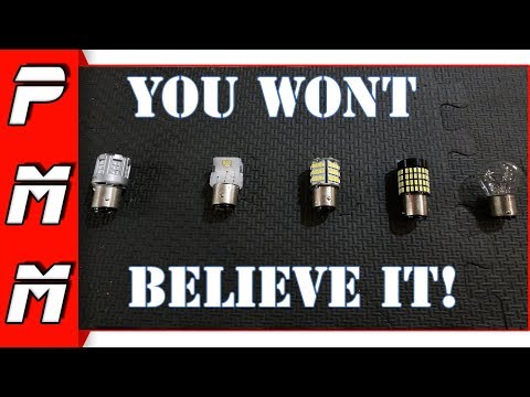 Finding the best LED tail light bulbs! 1157 LED tail light bulbs Sylvania