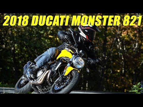 2018 Ducati Monster 821 First Ride Review