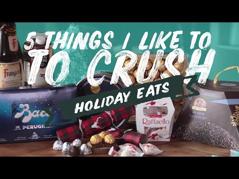 5 Things I Love to CRUSH | Christmas Edition | Pannettone | Egg Nog | Butter Cookies