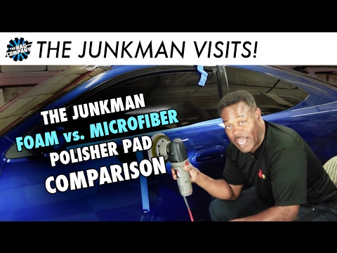 Foam vs. Microfiber Polisher Pad Comparison (w/ The Junkman)