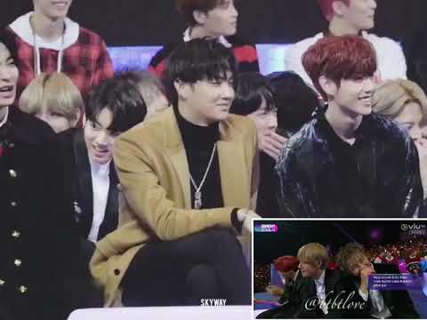 171201 BTS & GOT7 reaction to Wong Cho Lam dance to Twice Signal