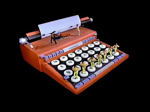 Typewriter tip tip mashup song clip symbolic dance video song from Bollywood film Bombay Talkie 1970