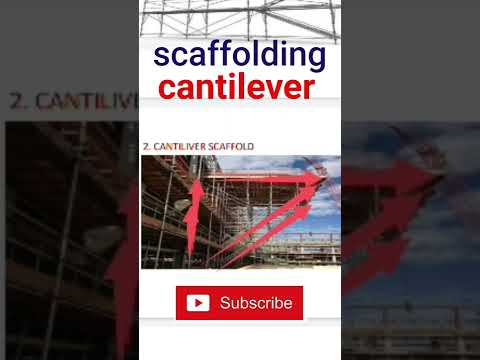 Cantilever scaffolding ! Type of scaffolding ! safety professional kashif #shorts