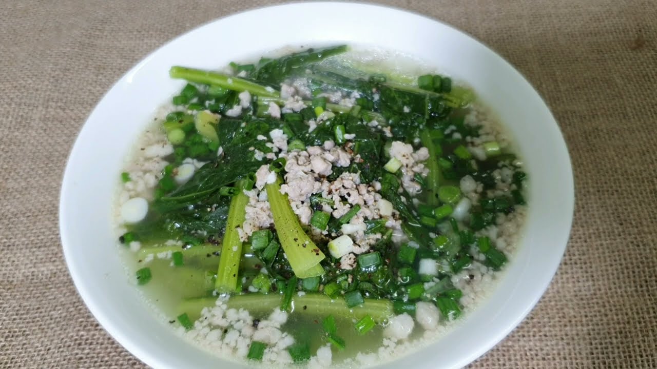 Cải Ngọt Nấu Canh