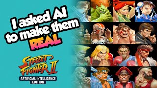 I asked AI how Street Fighter 2 characters would look like in real life!!!