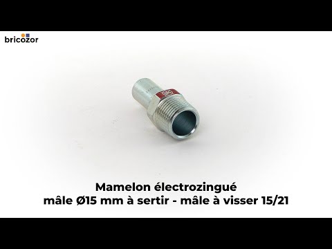 Mamelon mâle à sertir mâle à visser VIEGA