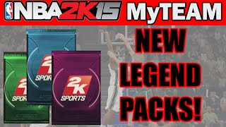 NEW LEGEND PACKS - NBA 2K15 MyTeam Pack Opening: Legend Packs