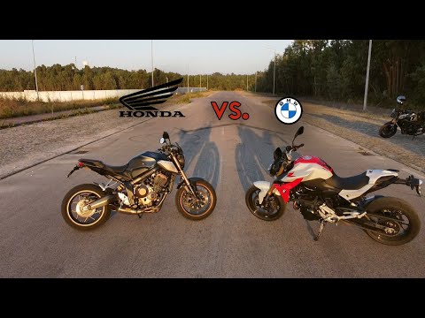 CB650R vs. F900R A2 DRAG RACES