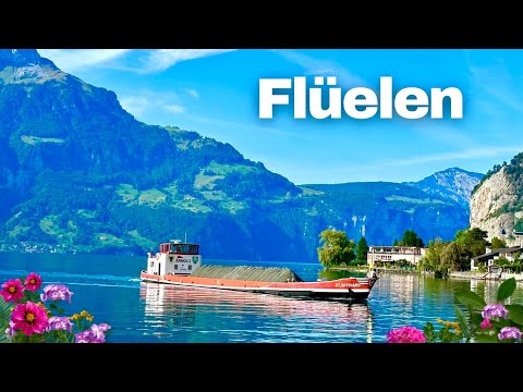 Flüelen Switzerland 🇨🇭Small town in the Canton of Uri _ Urnersee !