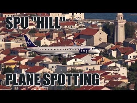 Aeroporto de Split SPU/LDSP - 10 Minutos Hill View Planespotting - Ep. 4