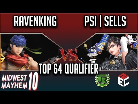 Midwest Mayhem 10 TOP 64 QUALIFIER - Ravenking (Ike) vs PSI | Sells (Bayonetta)