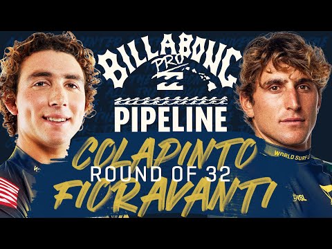 Griffin Colapinto vs Leonardo Fioravanti | Billabong Pro Pipeline - Round of 32 Heat Replay