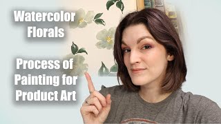 My process of Watercolor Painting for Product Art