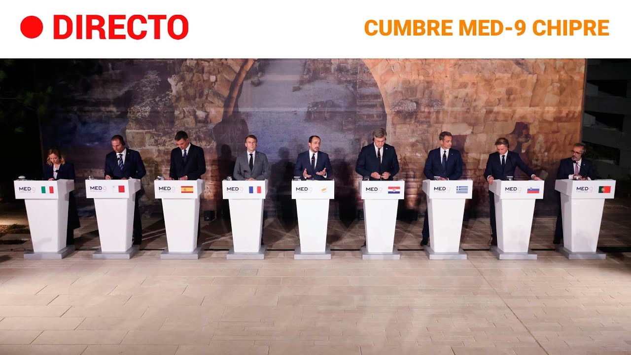 CHIPRE: Los LÍDERES MEDITERRÁNEOS celebran una CUMBRE sobre ORIENTE MEDIO | RTVE Noticias