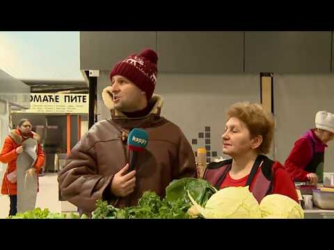 Marko u poseti modernoj pijaci na Paliluli - DJS - (TV Happy 31.12.2019)