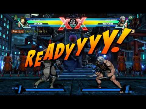 Ultimate Marvel vs capcom 3 Crazy Clown 101 Rank matches(This seems familiar)