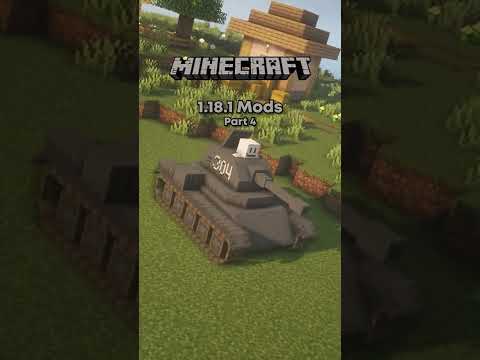 EPIC Minecraft 1.18.1 Tanks Mod! Battle with AchZach!