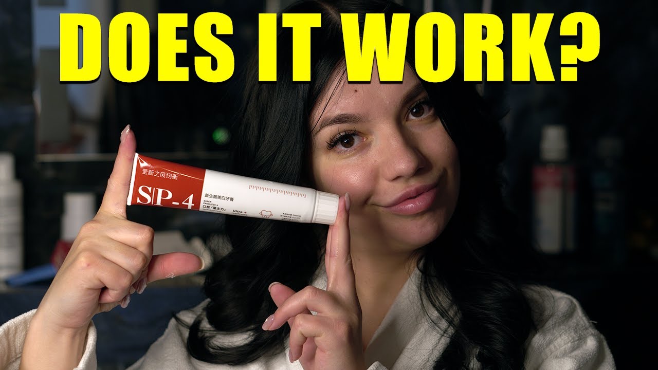 SP 4 Toothpaste 7-Day Review - Before And After Whitening Toothpaste! Does It Really Work?