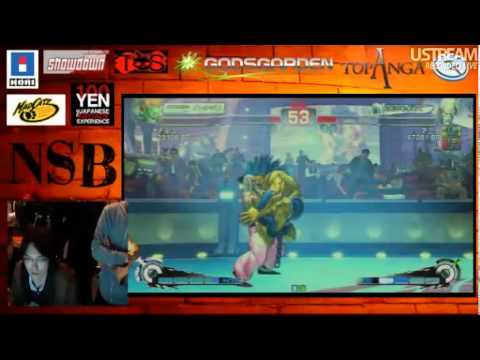 SSF4 AE: Amiyu (Gen) vs choco (Blanka) - NSB24 Blocks