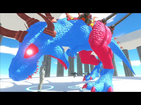 ⚔️ FPS AVATAR VS T-REX SUPERMAN - Animal Revolt Battle Simulator