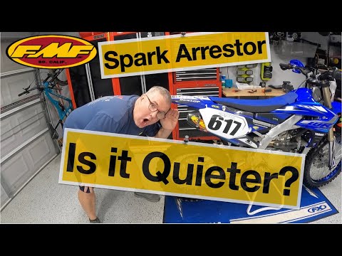 FMF 4.1 Spark Arrestor Install - Is it any quieter? 2020 Yamaha WR450F